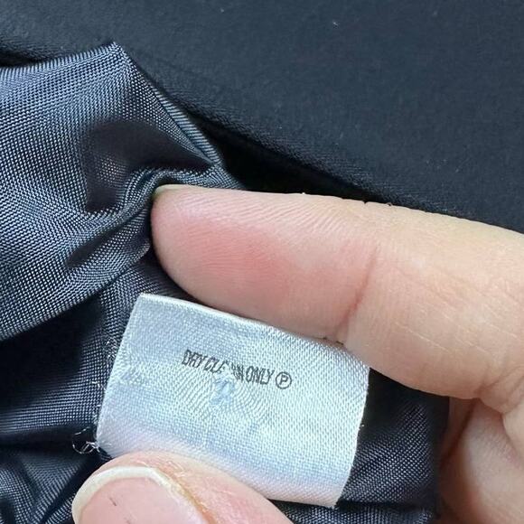 Calvin Klein Black 3-Button Career Office Professional Classic Blazer Jacket 8 - Picture 11 of 12